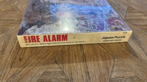 Vintage 1984 Great American Puzzle FIRE ALARM ...SEALED/NEW - Picture 6 of 6