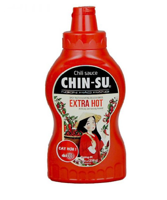 Chin-su Extra Hot Chili Sauce - Tương Ớt Cay Nồng Chin-su - 8.8 Oz