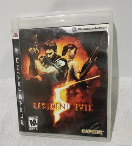 Resident Evil 5 (Sony PlayStation 3, 2009) Complete w/ Manual + Insert - Tested