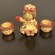 Vintage Collectible Hand painted Raggedy Ann Mini