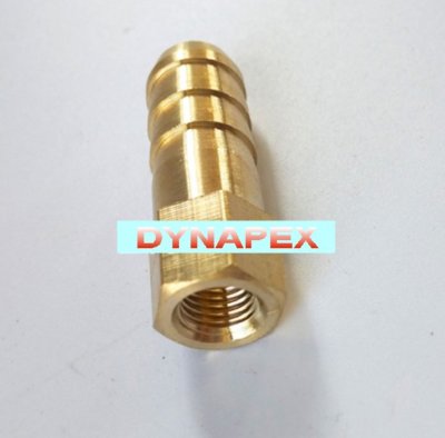 Metric Thread M8 M8X1 M8X1.0 Female to Barb 3/8  or 10mm Hose ID Air Fuel Gas LO