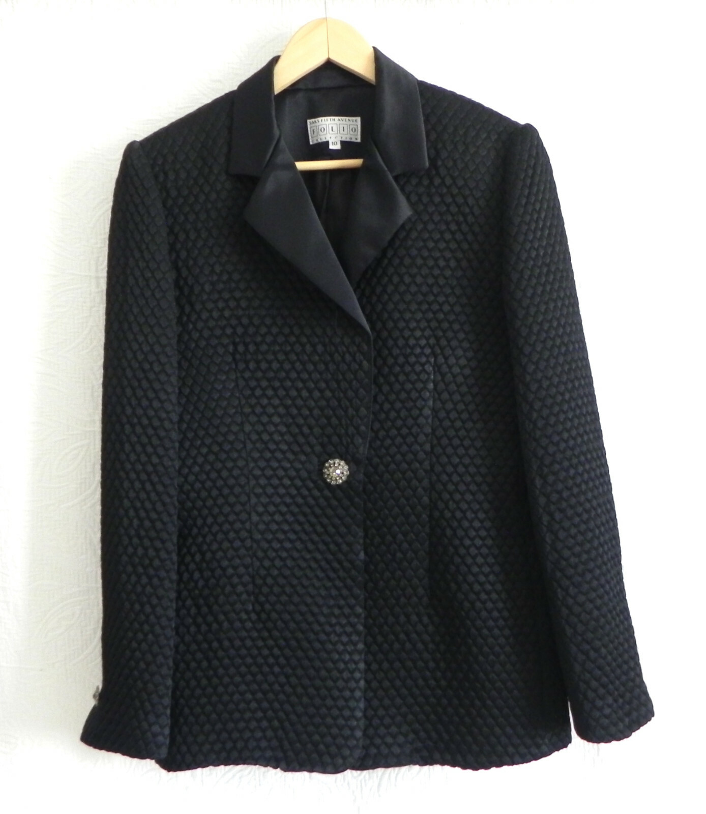 1950s Saks Fifth Avenue Edith Small Blazer with Polka Dot Details