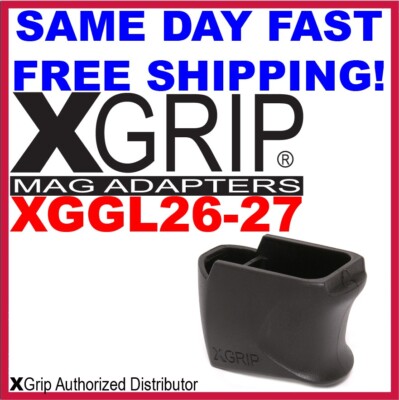 X-Grip for GLOCK 26-27 Fits G17-22 Mag for use on G26 27 Pistols
