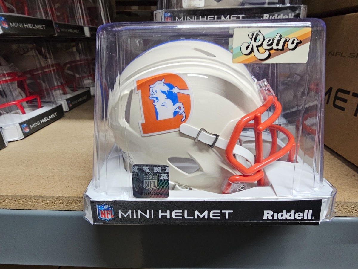DENVER BRONCOS 2026 Helmet Riddell Replica Mini Speed Alternate