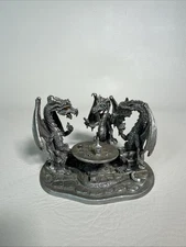 2001 Rawcliffe Pewter “The Cheaters”  Pewter Dragons Playing Cards