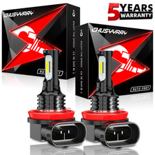 H11 H8 Led Bulbs 6000k White Super Bright Fog Light High Power 2pcs