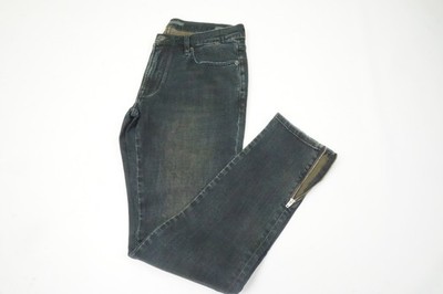 John Varvatos JV701-Regular Mens Cotton Ankle Zip Jeans Sz 32 Brand New 