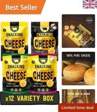 Artisan Snacking Cheese Variety 12 Packs - Classic, Rosemary, Caramelised Onion