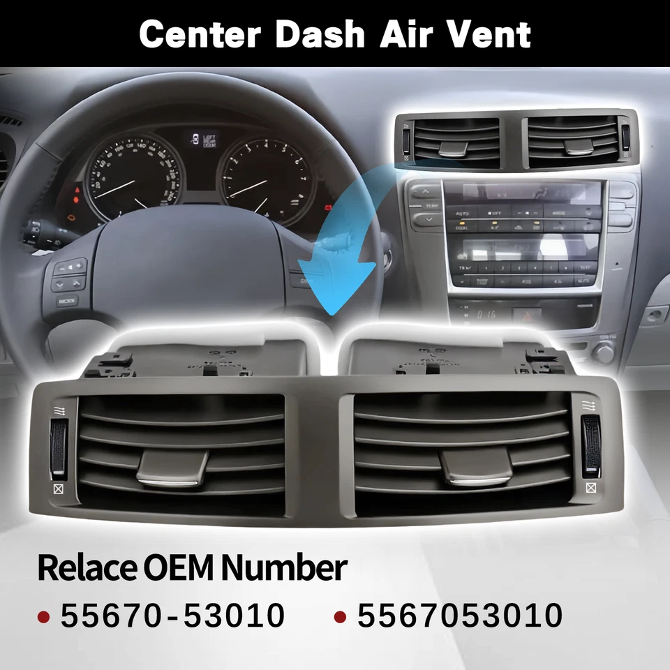 Panel de instrumentos calefacción aire acondicionado ventilación 55670-53010 para Lexus IS250 IS350 2006-2009 Foto 2 de 4