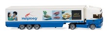 WIKING, SCANIA R420 TOPLINE 4x2 avec semi frigorifique 3 essieux Heiploeg, éc...