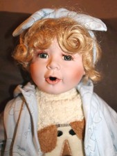 niedliche Künstlerpuppe "Children for the future" limitiert & Zertifikat 50cm