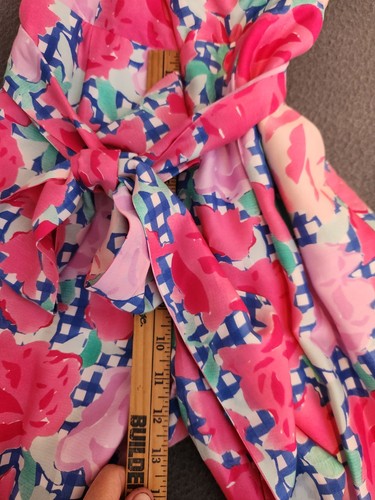 Vineyard Vines 145th Kentucky Derby Run For The Roses Jumpsuit 2 Silk Blend NWT - Picture 11 of 18