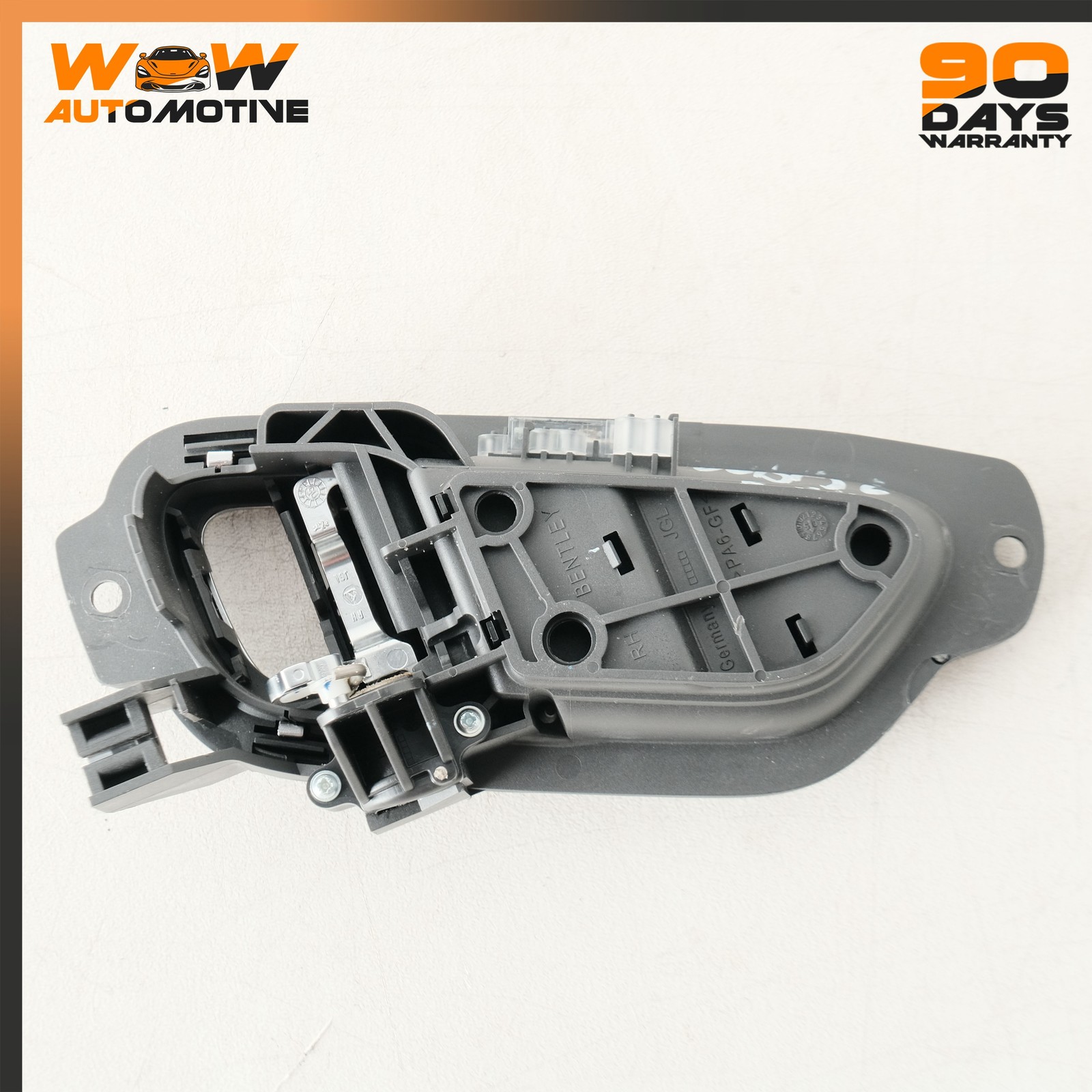 06-13BENTLEY CONTINENTAL FLYING SPUR REAR RIGHT INTERIOR DOOR HANDLE CRANK OEM