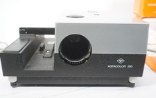 Vintage Agfa Agfacolor 250 Dia Projektor mit Objektiv MC-Agomar 1:2,8/85 + FB