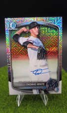 2025 Bowman Chrome - Mega Box Chrome Prospect Mojo Autographs Thomas White...