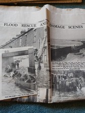 Sk265 Ephemera 1953 Article Yarmouth Flood Damage 2 Pages 