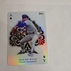 Topps 2023 Nolan Ryan Texas Rangers All Aces AA-1 Insert Holo Baseball Card