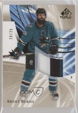 2020-21 Upper Deck SP Game Used Gold Patch 20/25 Brent Burns #23 Patch au7