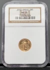 2002 $5 1/10ozt American Gold Eagle NGC MS 70