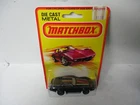 Matchbox Lesney Superfast SF62 Corvette- black with PLAIN SIDES, carded