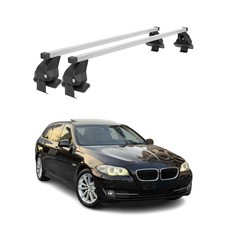Menabo Dachträger Grundtäger für BMW 5er F11 Touring 2009-2017 50kg Stahl Silber