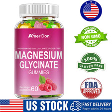 Magnesium Glycinate 600MG - 120 Capsules For Sleep, Stress Relief Support Bone