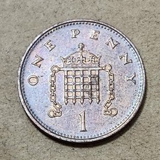 UNITED KINGDOM 🇬🇧 ONE (1) PENNY COIN 1995 (QUEEN ELIZABETH II)