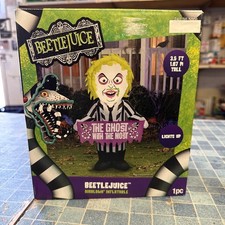 Beetlejuice THE GHOST WITH THE MOST 3.5' Tall Outdoor Inflatable w/ Lights
