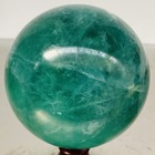 4360G Natural green fluorite Quartz Sphere Crystal Energy Ball Reiki Healing — photo 4