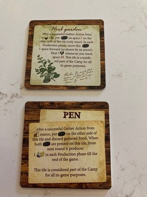 The Secret Cabal 2024 Kickstarter Promo Game  Robinson Crusoe Pen Herb Garden