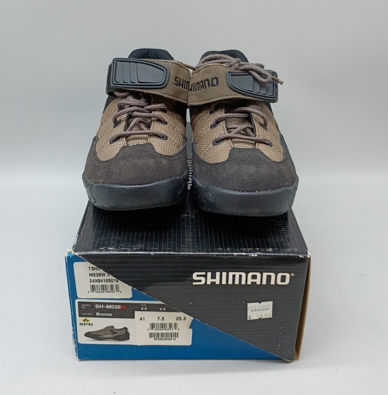 Shimano SH-M038W Brown SPD Cycling Men's Shoes 41 / 7.5
