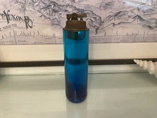 Blenko Vintage Glass Blue Table Lighter