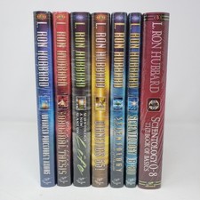 L. Ron Hubbard Scientology and Dianetics Lot of 7 - NEW/SEALED, HC, DJ