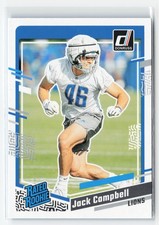 JACK CAMPBELL #330 RC 2023 PANINI DONRUSS LIONS ROOKIE