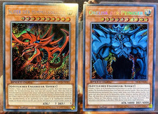✅ Yu-Gi-Oh Götterkarten Set Slifer der Himmelsdrache + Obelisk der Peiniger SBCB