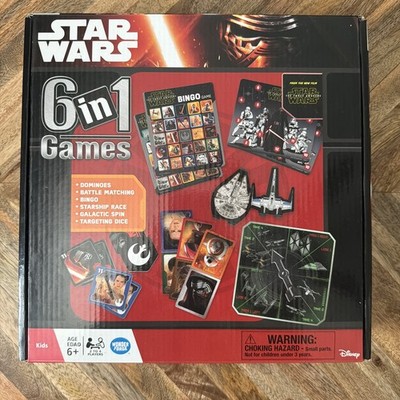 Star Wars 6-In-One Games Dominoes, Bingo, Galactic Spin And More! (Disney, 2015)