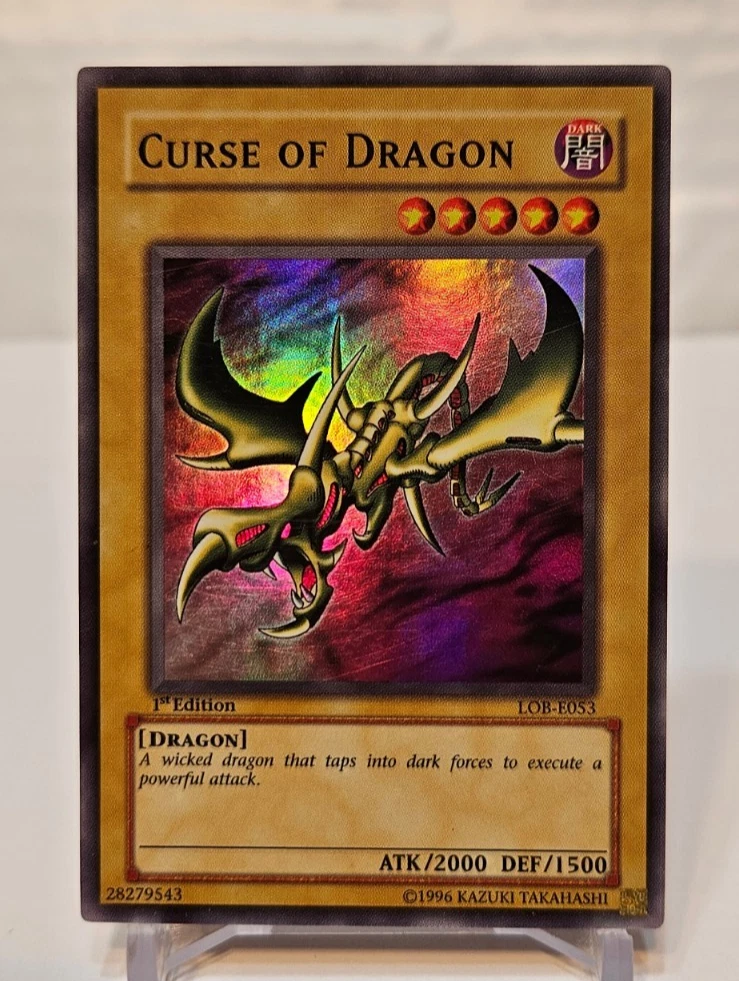 Yugioh CURSE OF DRAGON ホロカード 北米版スーパーレア Curse Of
