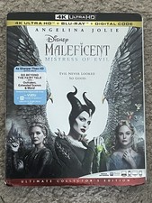 Maleficent Mistress of Evil 4K Ultra HD  Blu-ray  Digital Code Slipcover