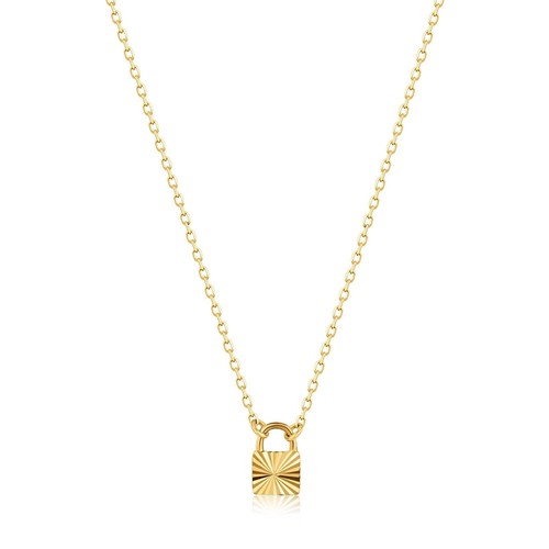 Ania Haie 14kt Gold Padlock Necklace - Picture 1 of 6