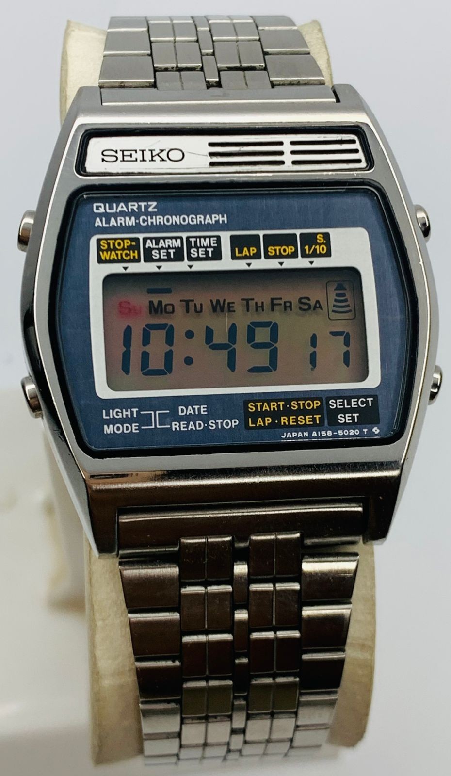 Vintage Seiko Digital A158-5040 Men's Quartz Watch - Gem