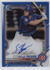 2021 Bowman Chrome Prospect Blue Refractor 68/150 Ethan Hearn #CPA-EH Auto 0q4s