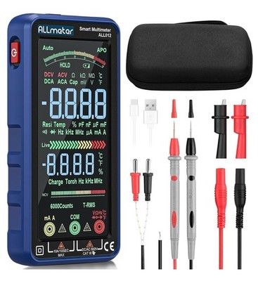 Allmeter Digital Smart Multimeter Touchscreen 6000 Counts Brand New