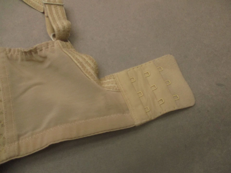 Sujetador 30H PANACHE Mujer Beige Encaje Sin Forro Cierre Trasero Correa Ancha Demi 1C Foto 4 de 4