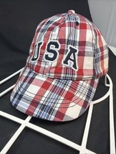 Adjustable Patriotic Est. 1989 Place Cap Hat Red, White  Blue Sz - S/M, USA