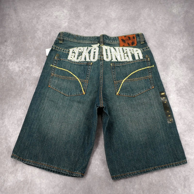 Vintage Y2K Ecko Unltd The Heist Baggy Denim Shorts Men's Size 34