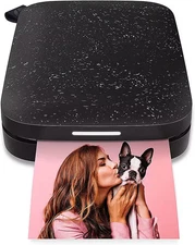 HP - Sprocket Portable 2" x 3" Instant Photo Printer, Prints From iOS or Andr...