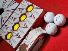 15 new Callaway Golf Supersoft Golf Balls 1 Dozen Yellow  3 WHITE 21w6