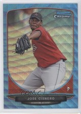 2013 Bowman Wrapper Redemption Blue Wave Refractor Jose Cisnero #BCP35 1z4
