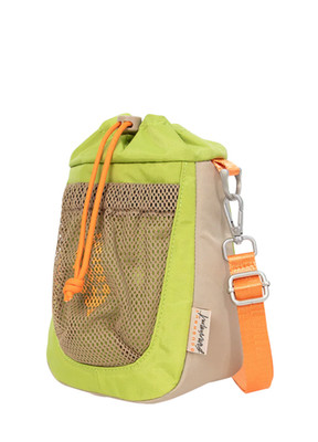 NWT FREE PEOPLE FP MOVEMENT x DOUGNUT SERIES GRASSY BEIGE DRIP CROSSBODY BAG