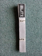 Blitz 160cm White Belt - Karate Jiu jitsu Judo Martial Arts - Brand New